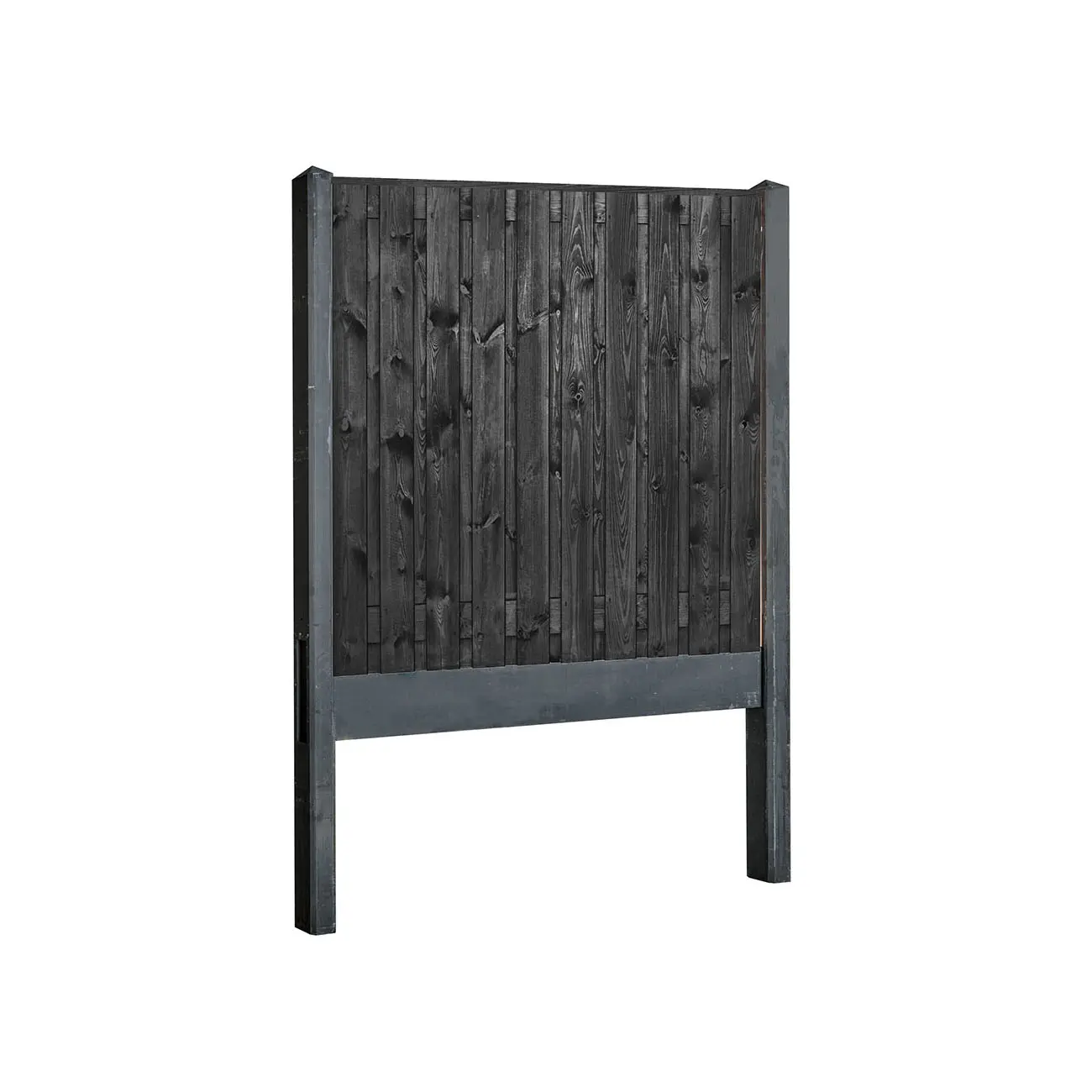 Zwart grenen met Antraciet beton