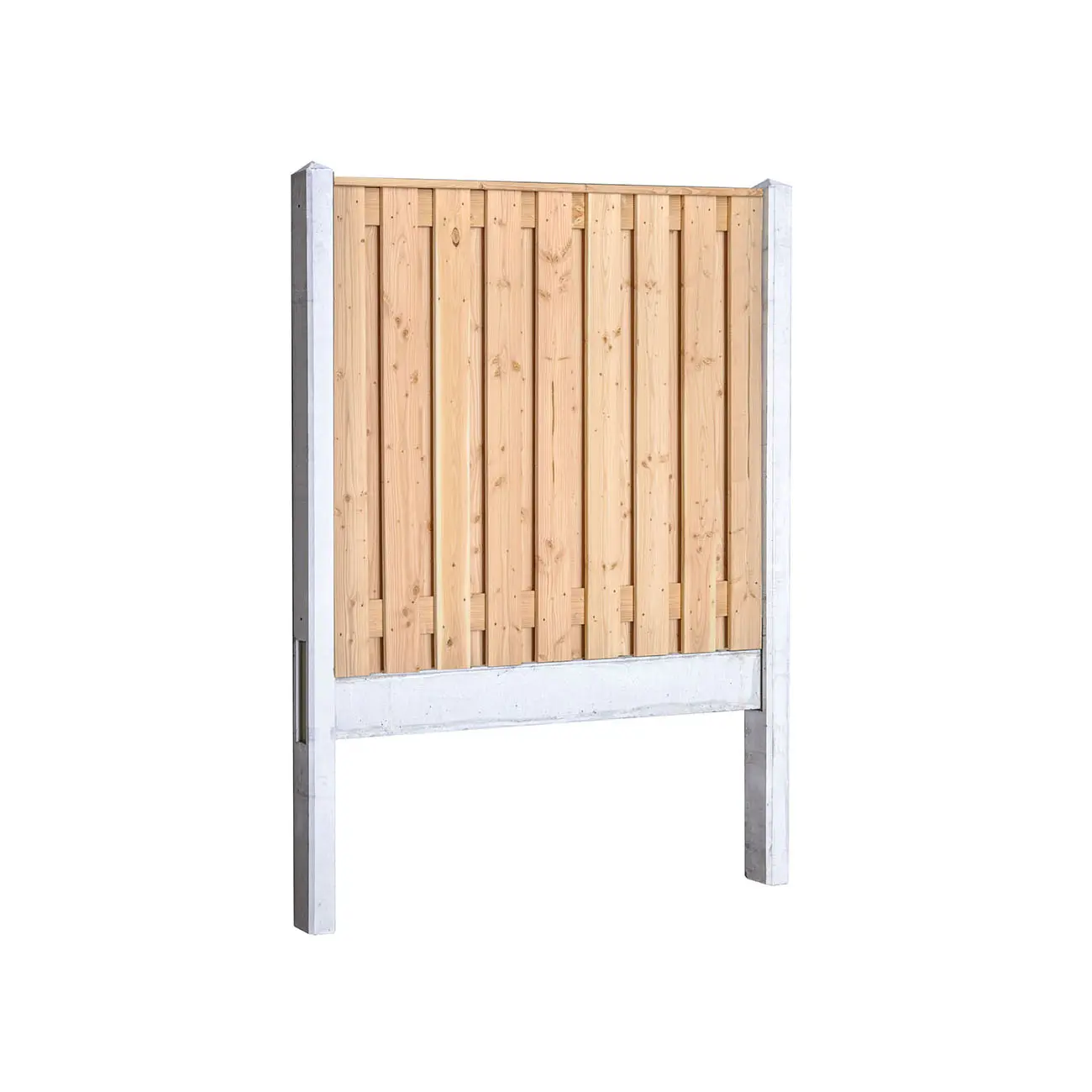 Douglas met grijs beton